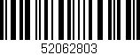 Código de barras (EAN, GTIN, SKU, ISBN): '52062803'