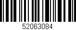 Código de barras (EAN, GTIN, SKU, ISBN): '52063084'