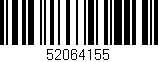 Código de barras (EAN, GTIN, SKU, ISBN): '52064155'