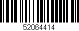 Código de barras (EAN, GTIN, SKU, ISBN): '52064414'