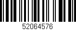 Código de barras (EAN, GTIN, SKU, ISBN): '52064576'