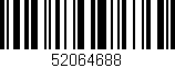 Código de barras (EAN, GTIN, SKU, ISBN): '52064688'