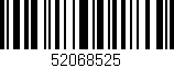 Código de barras (EAN, GTIN, SKU, ISBN): '52068525'