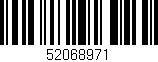 Código de barras (EAN, GTIN, SKU, ISBN): '52068971'