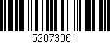 Código de barras (EAN, GTIN, SKU, ISBN): '52073061'