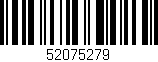 Código de barras (EAN, GTIN, SKU, ISBN): '52075279'