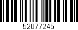 Código de barras (EAN, GTIN, SKU, ISBN): '52077245'