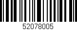 Código de barras (EAN, GTIN, SKU, ISBN): '52078005'