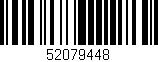 Código de barras (EAN, GTIN, SKU, ISBN): '52079448'