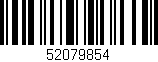 Código de barras (EAN, GTIN, SKU, ISBN): '52079854'