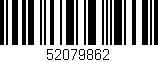 Código de barras (EAN, GTIN, SKU, ISBN): '52079862'