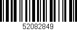 Código de barras (EAN, GTIN, SKU, ISBN): '52082849'