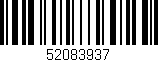 Código de barras (EAN, GTIN, SKU, ISBN): '52083937'