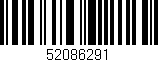 Código de barras (EAN, GTIN, SKU, ISBN): '52086291'