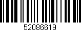 Código de barras (EAN, GTIN, SKU, ISBN): '52086619'