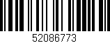 Código de barras (EAN, GTIN, SKU, ISBN): '52086773'
