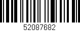 Código de barras (EAN, GTIN, SKU, ISBN): '52087682'