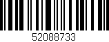 Código de barras (EAN, GTIN, SKU, ISBN): '52088733'