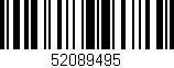 Código de barras (EAN, GTIN, SKU, ISBN): '52089495'