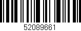Código de barras (EAN, GTIN, SKU, ISBN): '52089661'