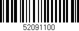 Código de barras (EAN, GTIN, SKU, ISBN): '52091100'