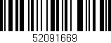 Código de barras (EAN, GTIN, SKU, ISBN): '52091669'