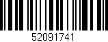 Código de barras (EAN, GTIN, SKU, ISBN): '52091741'