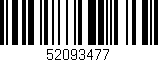 Código de barras (EAN, GTIN, SKU, ISBN): '52093477'