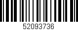 Código de barras (EAN, GTIN, SKU, ISBN): '52093736'