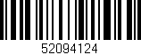 Código de barras (EAN, GTIN, SKU, ISBN): '52094124'