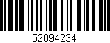 Código de barras (EAN, GTIN, SKU, ISBN): '52094234'