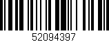 Código de barras (EAN, GTIN, SKU, ISBN): '52094397'