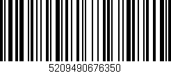 Código de barras (EAN, GTIN, SKU, ISBN): '5209490676350'