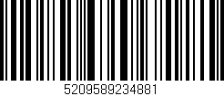 Código de barras (EAN, GTIN, SKU, ISBN): '5209589234881'