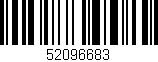 Código de barras (EAN, GTIN, SKU, ISBN): '52096683'