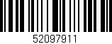 Código de barras (EAN, GTIN, SKU, ISBN): '52097911'