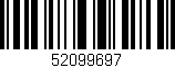 Código de barras (EAN, GTIN, SKU, ISBN): '52099697'