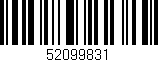 Código de barras (EAN, GTIN, SKU, ISBN): '52099831'
