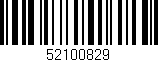 Código de barras (EAN, GTIN, SKU, ISBN): '52100829'