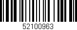Código de barras (EAN, GTIN, SKU, ISBN): '52100963'