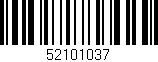 Código de barras (EAN, GTIN, SKU, ISBN): '52101037'