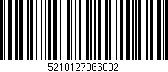 Código de barras (EAN, GTIN, SKU, ISBN): '5210127366032'