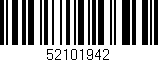 Código de barras (EAN, GTIN, SKU, ISBN): '52101942'