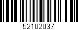 Código de barras (EAN, GTIN, SKU, ISBN): '52102037'