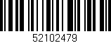Código de barras (EAN, GTIN, SKU, ISBN): '52102479'