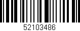 Código de barras (EAN, GTIN, SKU, ISBN): '52103486'
