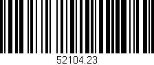Código de barras (EAN, GTIN, SKU, ISBN): '52104.23'