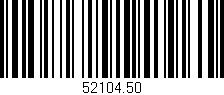 Código de barras (EAN, GTIN, SKU, ISBN): '52104.50'