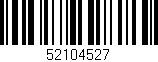 Código de barras (EAN, GTIN, SKU, ISBN): '52104527'