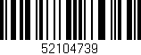 Código de barras (EAN, GTIN, SKU, ISBN): '52104739'